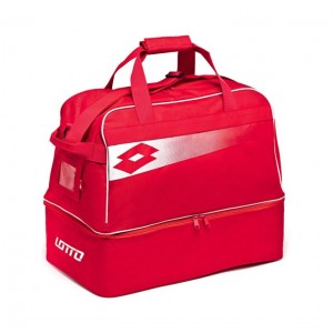 Bolsas Lotto Soccer JR II Rojas Blancas | GS603450Q5