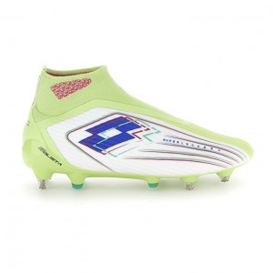 Botas de Futbol Lotto Solista 100 VIII Gravity SGX Hombre Azules Blancas | TT326592L4