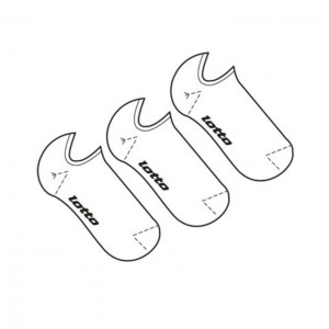 Calcetines Lotto No Show II Pk3 Blancas | KY781588X1