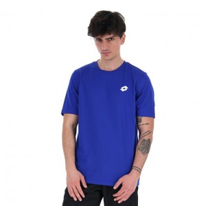 Camiseta Lotto MSP Sports Zip Hombre Azul Real Azules | IG180798X8