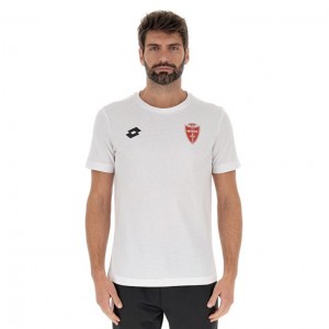 Camiseta Lotto Monza Elite JS Hombre Blancas | IU965786S0
