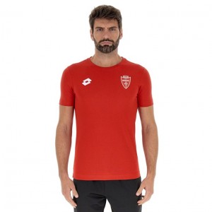 Camiseta Lotto Monza Elite JS Hombre Rojas | PQ174587M1