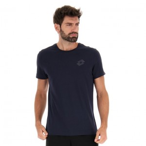 Camiseta Lotto Msc II Hombre Azul Marino Azules | VV584768I3