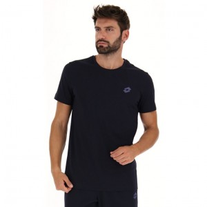 Camiseta Lotto Msc Sports Zip Hombre Azul Marino Azules | BM055445U3