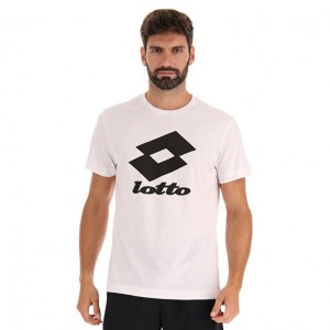 Camiseta Lotto Smart III Sports Zip Hombre Blancas | DJ472777S2