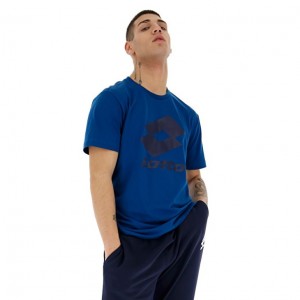 Camiseta Lotto Smart II JS Hombre Azules | SY314531Z7