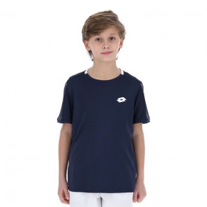 Camiseta Lotto Squadra B II PL Niños Azul Marino Azules | BL826032C0
