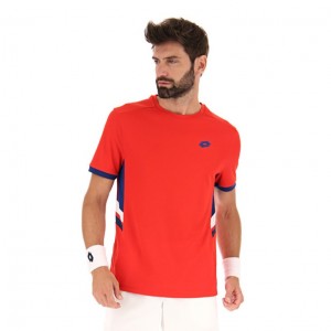 Camiseta Lotto Squadra III Hombre Rojas | FK808200V8