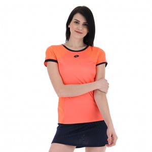 Camiseta Lotto Superrapida W V Mujer Coral | QF146074J6