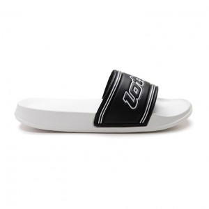 Chanclas Lotto Midway IV Hombre Blancas Negras Blancas | NY679887T7