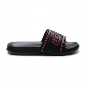 Chanclas Lotto Midway IV W Mujer Negras Coral | PI485868T6