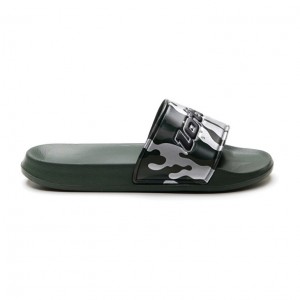 Chanclas Lotto Oceania Camo Hombre Verde Oscuro Verde Oliva Oscuro Gris | YT147044T2