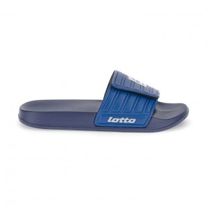 Chanclas Lotto Rico Strap II Hombre Azules Azules Plateadas | CC058785I0