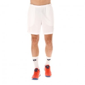 Short Lotto Squadra III 7 Hombre Blancas | DC931393X2