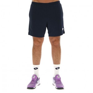 Short Lotto Squadra II 7 PL Hombre Azul Marino Azules | ZW660086L7