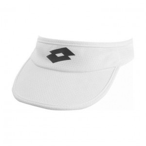 Visor Lotto Tennis W Blancas Negras | WU915491Y2