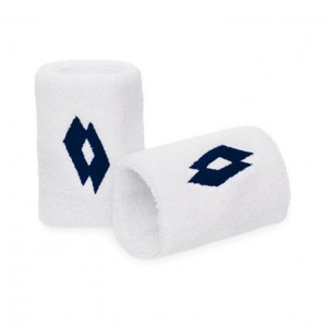 Wristbands Lotto Tennis B W P Blancas Azules | IS139493G3