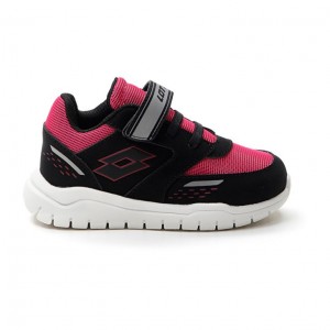 Zapatillas Deportivas Lotto Spacelite AMF 2 II INF S Niños Rojas Negras | ML384138R7