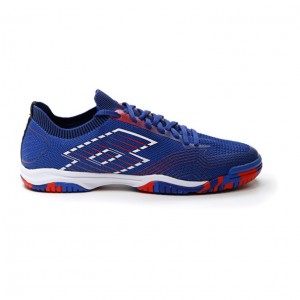 Zapatillas Fútbol Sala Lotto Tacto 250 ID Hombre Azules Blancas Rojas | JD341594R5