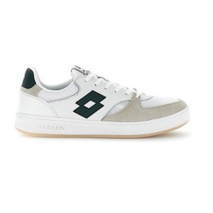 Zapatillas Lotto Sk-b 360 AMF Hombre Blancas Verde | WI235843Z9