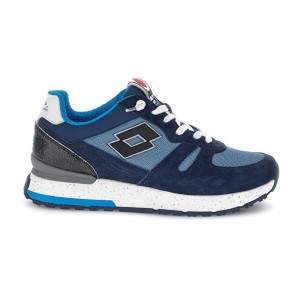 Zapatillas Lotto Tokyo Shibuya Hombre Azules Azules Negras | HW179907K9