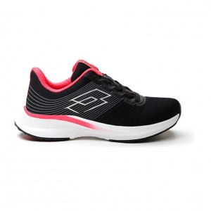 Zapatillas Running Lotto Speedevo 700 III W Mujer Negras Rosas | GO287518J7