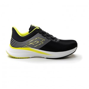 Zapatillas Running Lotto Speedevo 700 II Hombre Negras Verde | NW555045S6