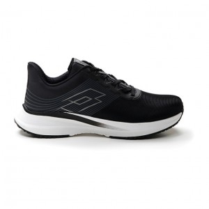 Zapatillas Running Lotto Speedevo 700 II Hombre Negras Gris | VS807960W5