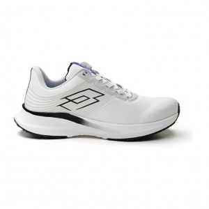 Zapatillas Running Lotto Speedevo 700 III Hombre Blancas Negras Gris | JJ281388F5