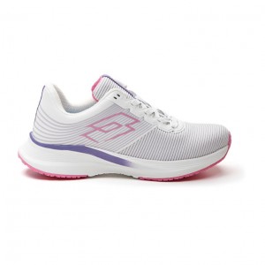 Zapatillas Running Lotto Speedevo 701 III W Mujer Blancas Rosas Moradas | FX143604G5