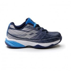 Zapatillas Tenis Lotto Mirage 300 ALR JR Niños Azul Marino Azules Blancas | NN978067J6