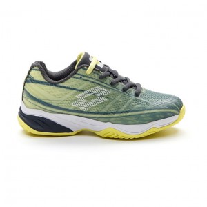 Zapatillas Tenis Lotto Mirage 300 ALR JR Niños Gris Oscuro Blancas Amarillo | HT461126F5