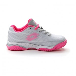 Zapatillas Tenis Lotto Mirage 300 ALR JR Niños Gris Fucsia Gris | WO041554T7