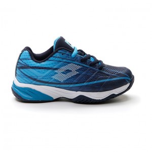 Zapatillas Tenis Lotto Mirage 300 ALR JR Niños Azul Marino Azules Blancas Azules | SC252435H3
