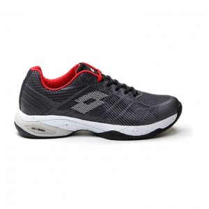 Zapatillas Tenis Lotto Mirage 300 III SPD Hombre Negras Blancas Rojas | QR486768G2