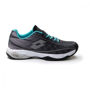 Zapatillas Tenis Lotto Mirage 300 SPD Hombre Negras Blancas Verde | JT266646Y6