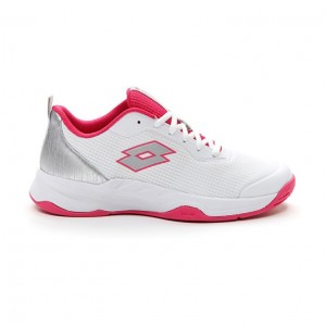 Zapatillas Tenis Lotto Mirage 600 ALR W Mujer Blancas Plateadas Rosas | EI885068K4