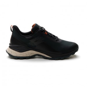 Zapatillas Trail Running Lotto Moonrun 300 II Hombre Verde Gris Negras | KM851705H2