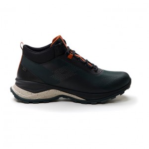 Zapatillas Trail Running Lotto Moonrun 300 II Mid HD Hombre Verde Gris Negras | PR422362Z8