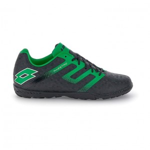 Zapatos De Fútbol Lotto Maestro 700 V TF Hombre Negras Verde | ZS163996Z9