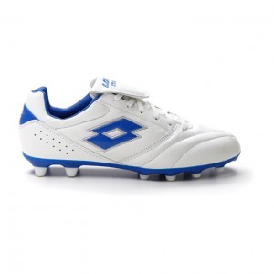Zapatos De Fútbol Lotto Stadio 200 III FG Hombre Blancas Azules | DA514331P9
