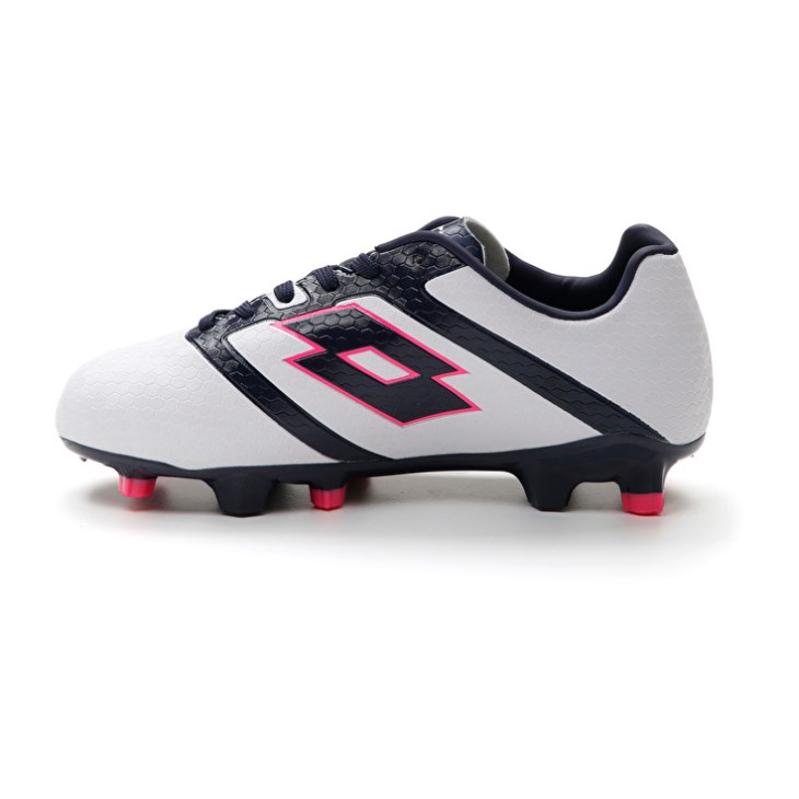 Botas de Futbol Lotto Maestro 700 IV FG JR Niños Blancas Azul Marino Azules | NZ368196G9