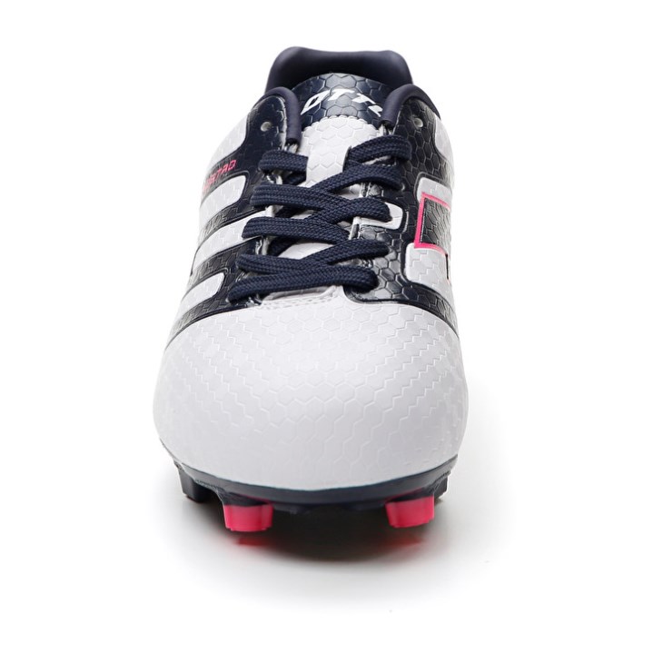 Botas de Futbol Lotto Maestro 700 IV FG JR Niños Blancas Azul Marino Azules | NZ368196G9