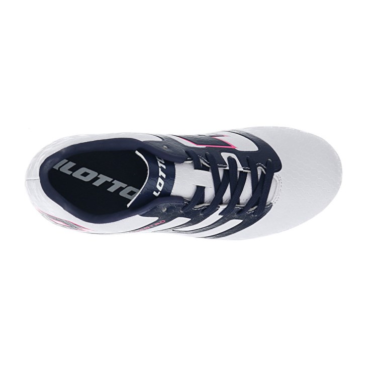 Botas de Futbol Lotto Maestro 700 IV FG JR Niños Blancas Azul Marino Azules | NZ368196G9