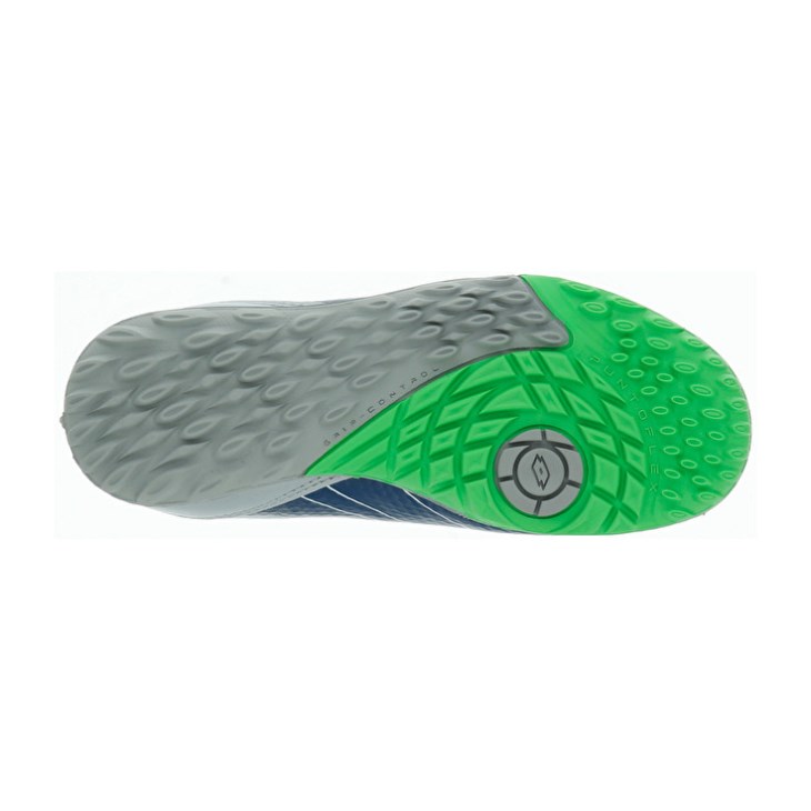 Botas de Futbol Lotto Maestro 700 TF JR Niños Plateadas Azules Verde | JP186368S7