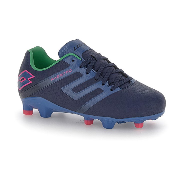 Botas de Futbol Lotto Maestro 700 V FG AGM JR Niños Azul Marino Azules | XT692879U9
