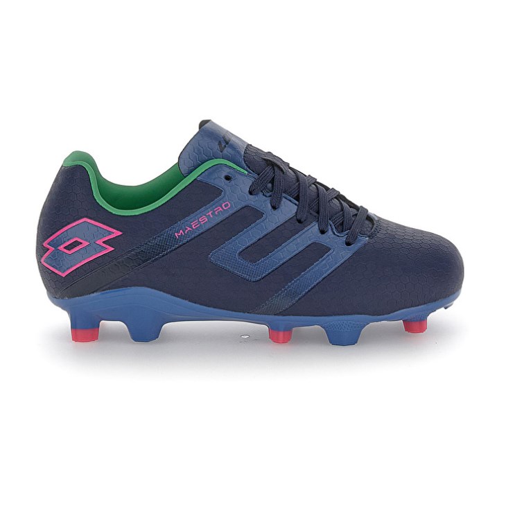 Botas de Futbol Lotto Maestro 700 V FG AGM JR Niños Azul Marino Azules | XT692879U9