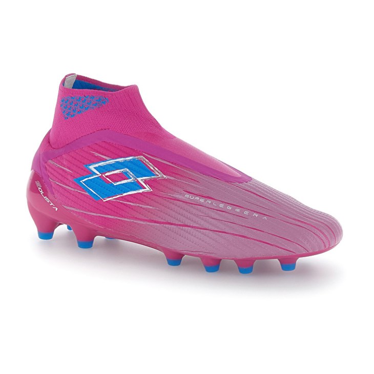 Botas de Futbol Lotto Solista 100 Ix Gravity FG Hombre Rosas | XW722692A0
