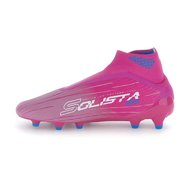 Botas de Futbol Lotto Solista 100 Ix Gravity FG Hombre Rosas | XW722692A0