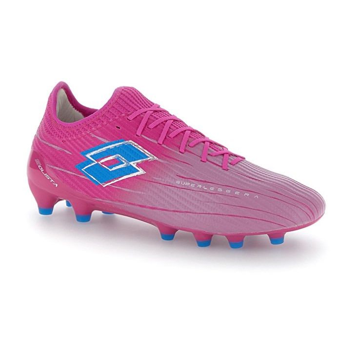 Botas de Futbol Lotto Solista 200 Ix FG Hombre Rosas | JK840504R8